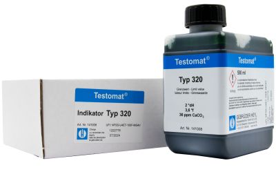 Testomat® 808 Indicator 320, 500 ml bottle, residual hardness measurement, limit value 2.0 °dH